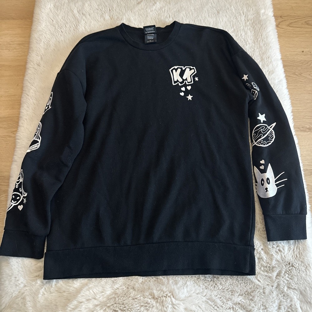 Our Universe Marvel Ms Marvel "Kamala's Doodle" Crew Sweatshirt‎ Size M